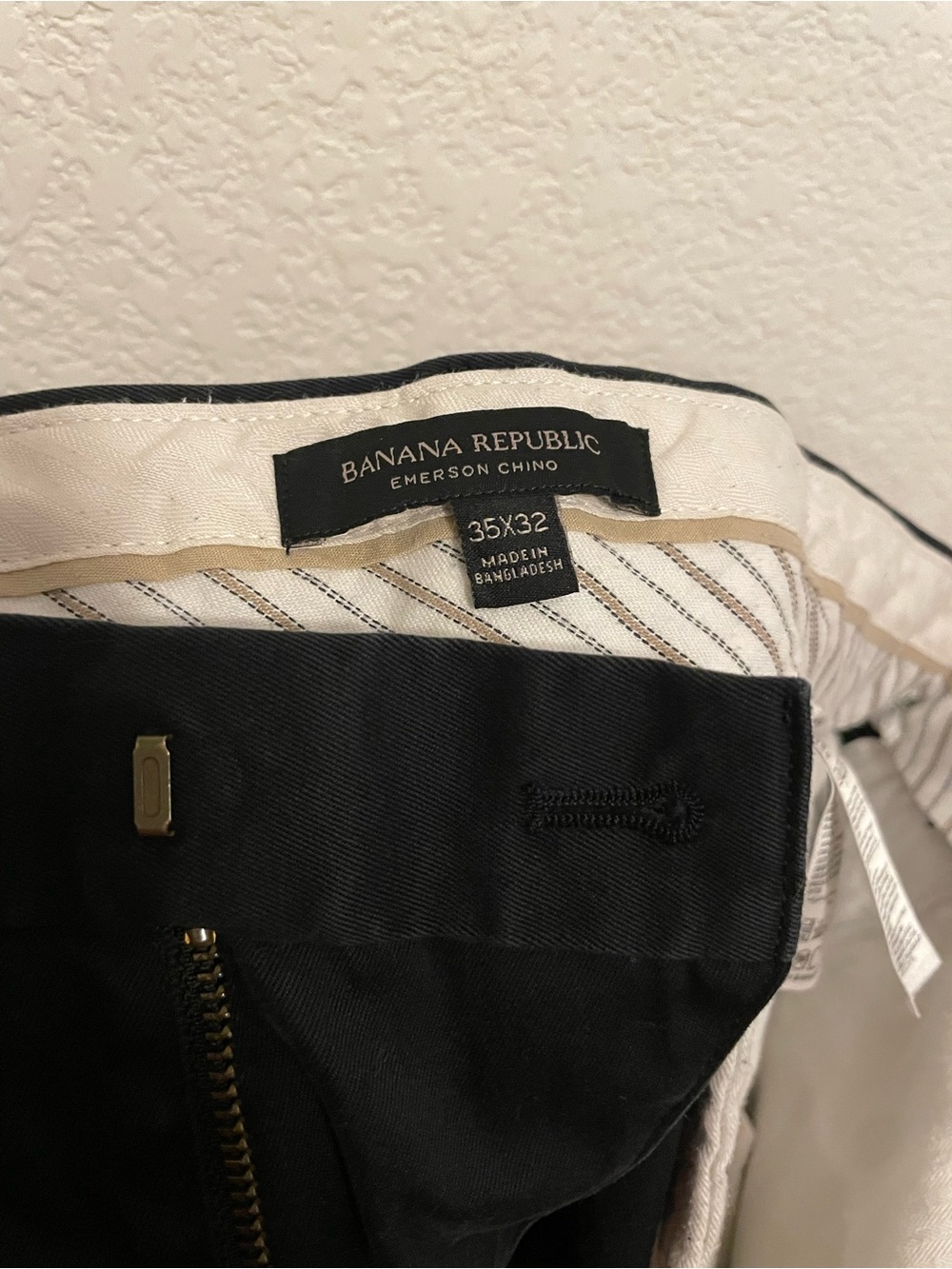Banana Republic Emerson Chino Pants - Black 35x32